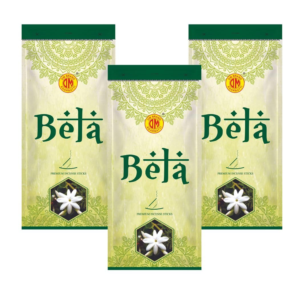 Om Sais Bela Fragrance Agarbatti for Pooja, Low Smoke Incense Sticks | Long-Lasting Fragrance with Essential Oils & Natural Fragrance Perfect for Home and Office Use (Pack of 3) (B0BX5R5DD8) Amazon Price History, Amazon Price Tracker