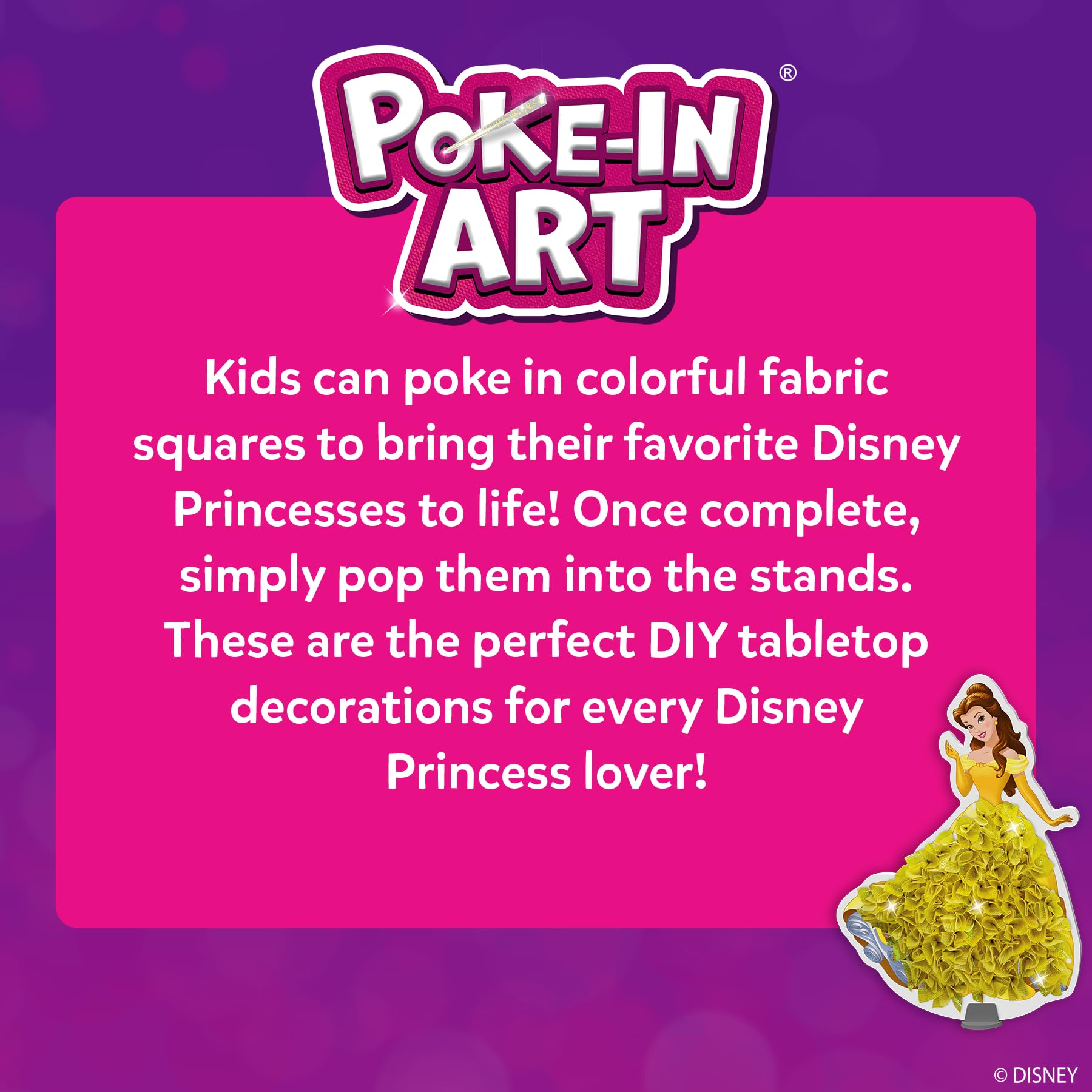 Skillmatics Disney Princess Poke-in Art Craft Kit -9 Skillmatics Disney Princess Poke-in Art Craft Kit -9