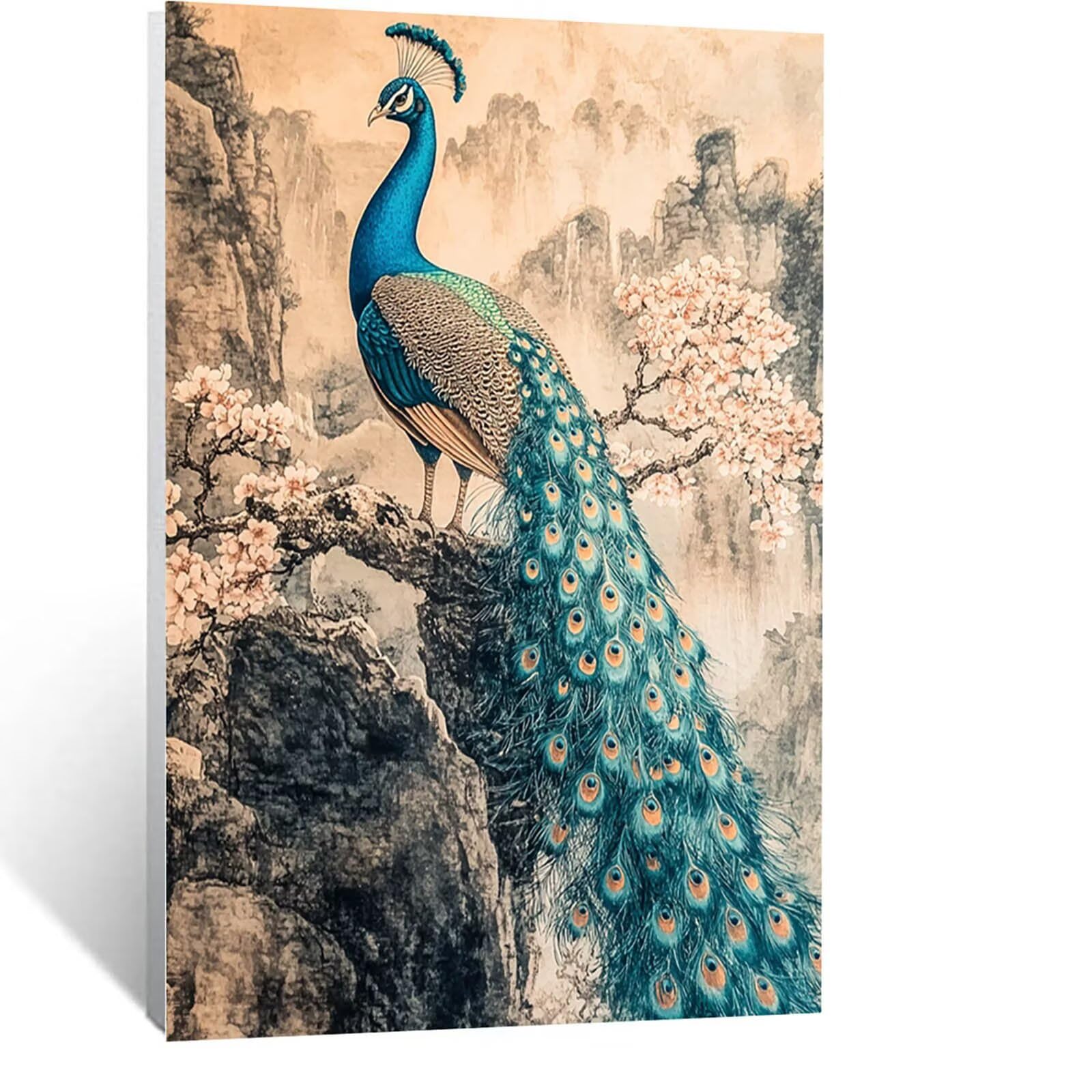 Amazon | ダイヤモンドアート 孔雀 30 x 40cmダイヤモンドアート