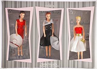 QHB6607 Friendship Fashion and Fun 45th Anniversary set of 3 figurines 2004 Hallmark
