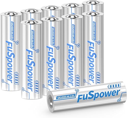 ER14505 Batería AA Baterías de litio AA Tamaño 3.6 V Batería Li-SOCL Batería Doble A Batería No Recargable 10pcs