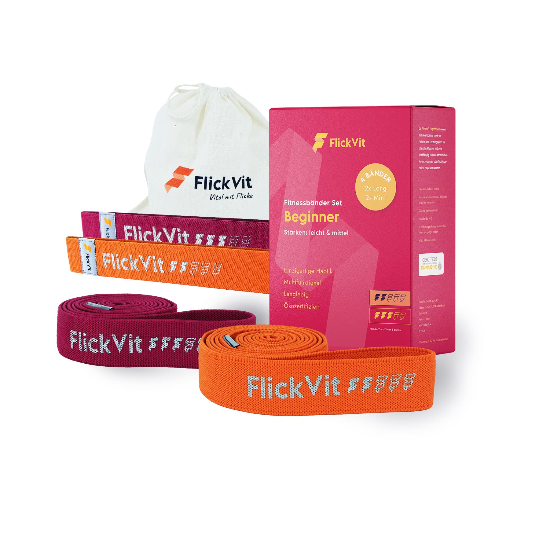 Set di fasce fitness per principianti (2 e 3), set di fasce di resistenza, fascia elastica sportiva, accessori palestra, set di fasce di resistenza