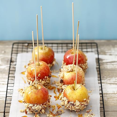 Miniatura 7 de HANSGO Brochetas de bambú natural a granel, pinchos de madera de 0.118 in y 8 pulgadas para aperitivo, frutas, cócteles, kabob, fuente de chocolate,