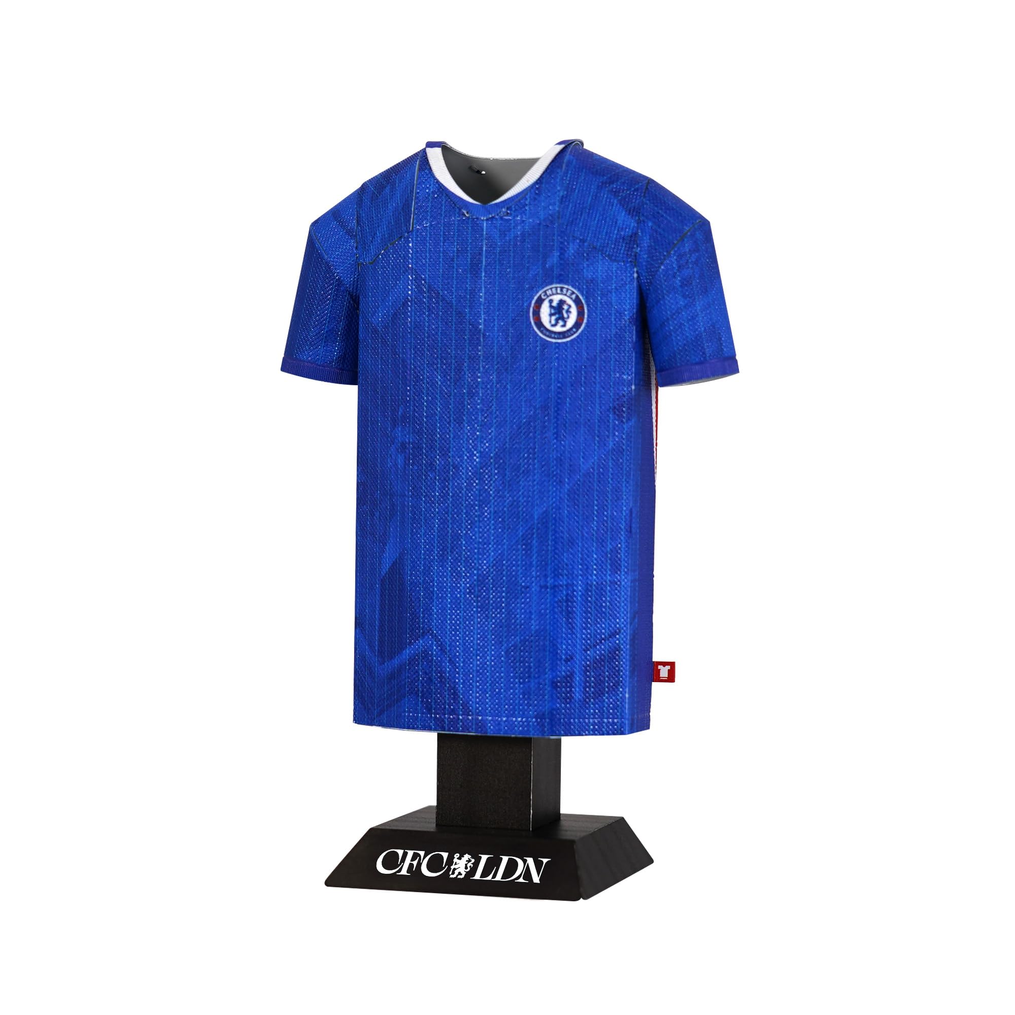 Chelsea FC 25/26 Home Metal Football Shirt, Officially Licensed Miniature Alloy Replica Jersey Collectible Display Gift