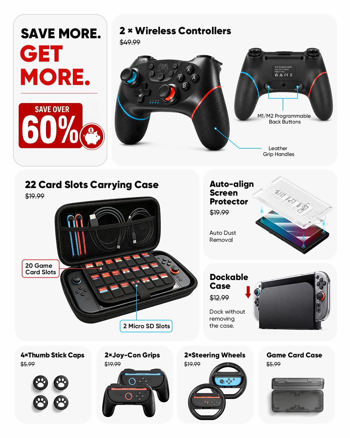 Amazon.co.jp: Nintendo Switch 2 18-in-1用プロコントローラー