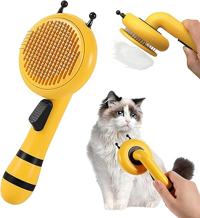 Amazon Co Jp Kovol ペット用ブラシ ワンプッシュ式 ブラッシングブラシ 犬用ブラシ 猫ブラシ スリッカーブラシ ペットマッサージ ブラシ 洗える 皮膚に優しい 痛くない ボタンを押して抜け毛が簡単に取れる 犬猫通用 中毛 長毛 種向け 小さな蜂の形 ペット用品 Amazon Co Jp Kovol ペット用ブラシ ワンプッシュ式 ブラッシングブラシ 犬用ブラシ 猫ブラシ スリッカーブラシ ペットマッサージ ブラシ 洗える 皮膚に優しい 痛くない ボタンを押して抜け毛が簡単に取れる 犬猫通用 中毛 長毛 種向け 小さな蜂の形 ペット用品