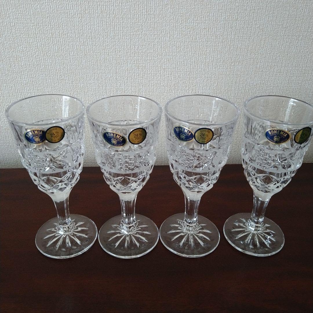 未使用箱付　6個　ワイングラス　ボヘミアガラス　500PK　クリスタルガラス 未使用箱付 6個 ワイングラス ボヘミアガラス 500PK クリスタルガラス