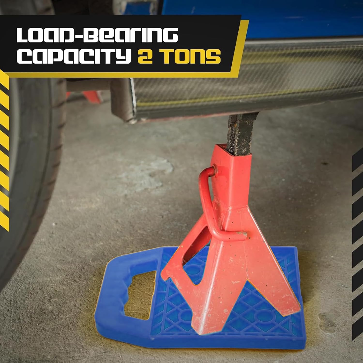 RV Stabilizer Jack Pads | Portable Camper Leveling Support | Jack Sinking Pad - for Outdoor Cars Trucks SUVs Trailers Camping Travel Motorhome Parking Maintenance Picnic Road Trip