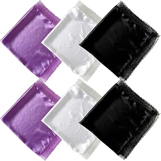 6 Pack 24" Lap Scarves Silk Feeling lap Scarf with Lace Trims Church Body Scarf Lap Skirts Cover Cloths for Women in Church