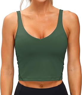 Womens' Sports Bra Longline Wirefree Padded with Medium Support