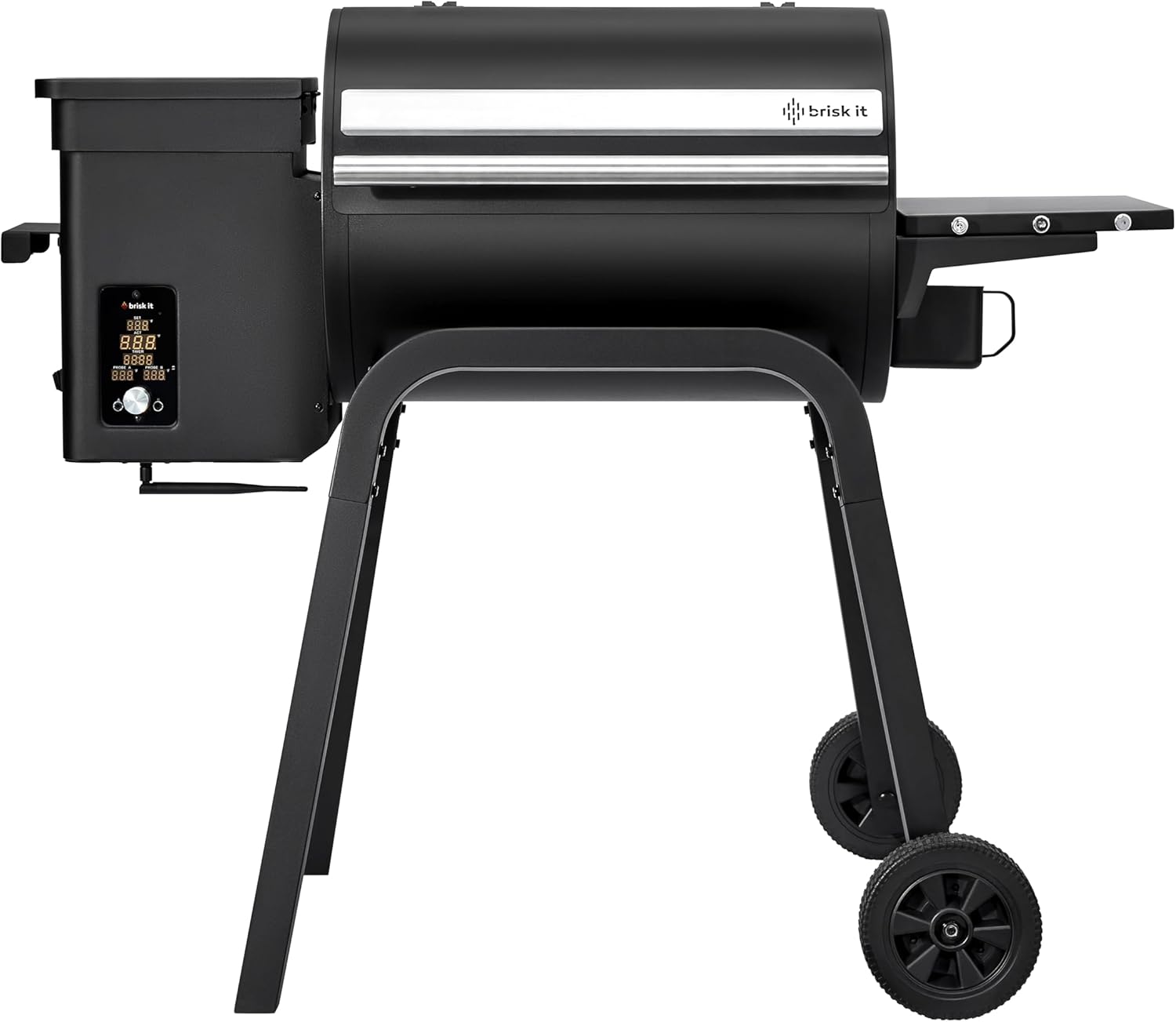 Brisk It Zelos-450 Electric Wood Pellet Smoker Grill – A.I. Smart BBQ Grill with WiFi