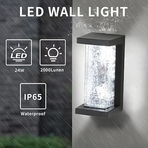 Miniatura 4 de Aplique de pared de iluminación con control remoto RGB-3000k proch pared exterior luminarias 60w montado interiorexterior luz decorar para porche,
