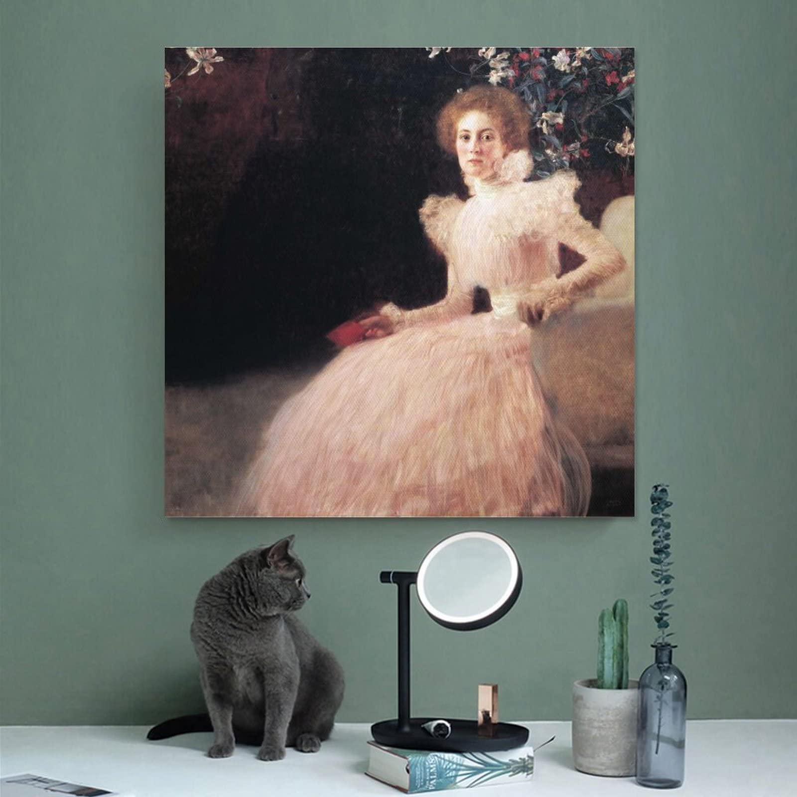 絵画：グスタフ・クリムト「ソーニア・クニップスの肖像」○サイズF12