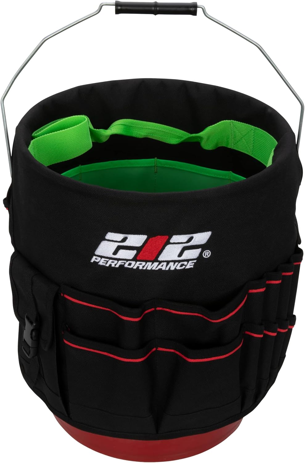 212 Performance 5 Gallon Bucket Tool Organizer, 29 Pockets, Bottomless Design
