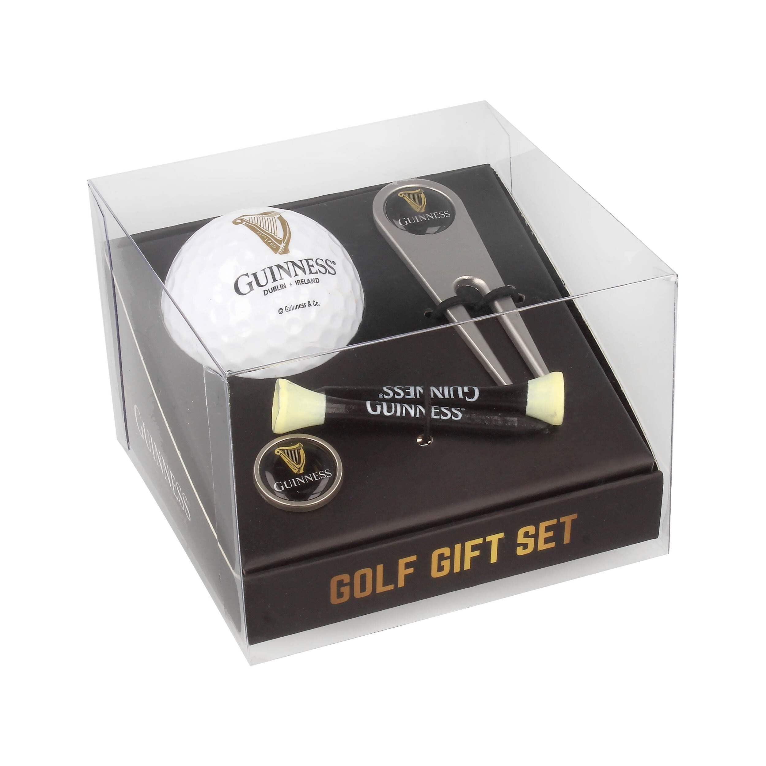 Guinness Golf Ball Collection Gift Set Packs Tee | Official Merchandise