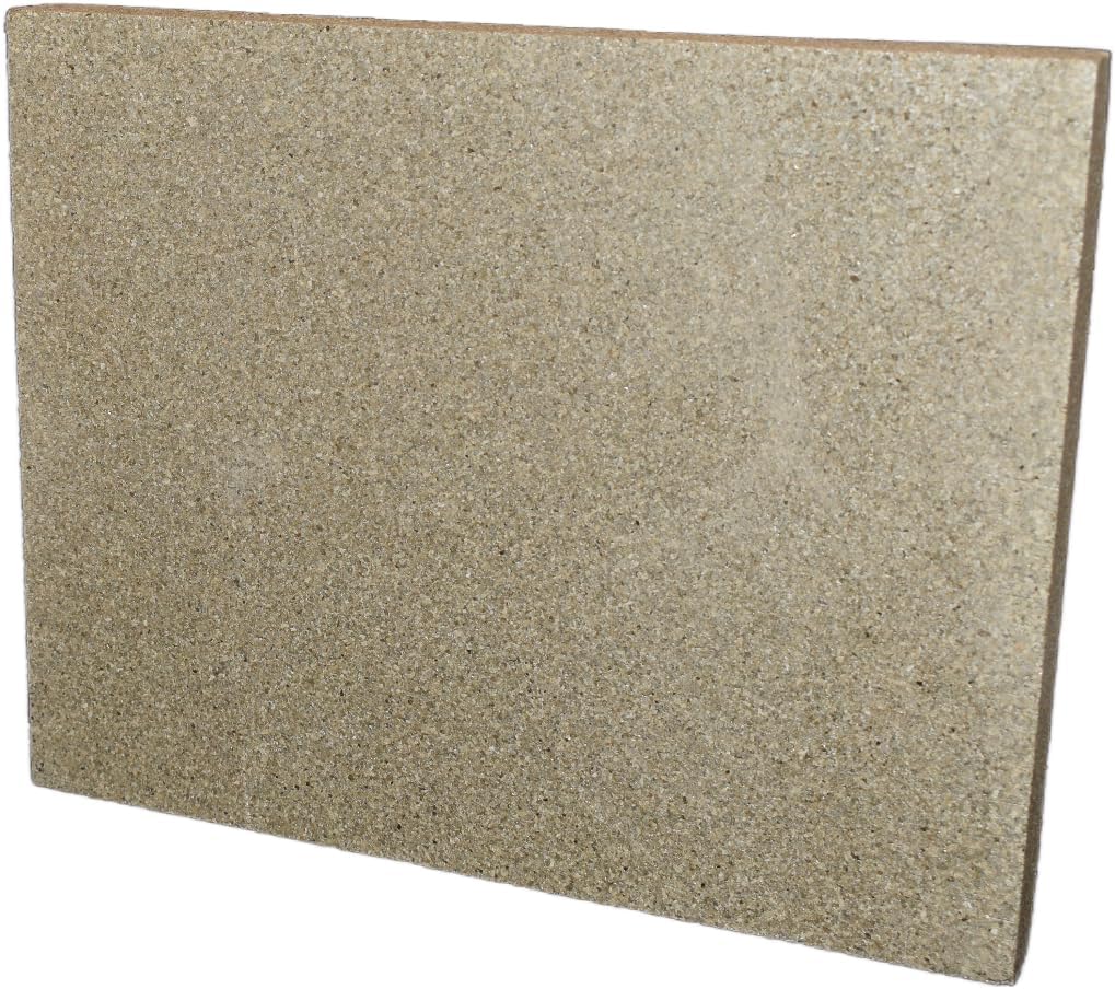 Coals 4 You NW Ltd Firebrick Fire Board Heat Proof Brick Vermiculite Fireboard 2 0 X 303 X 25MM Beige