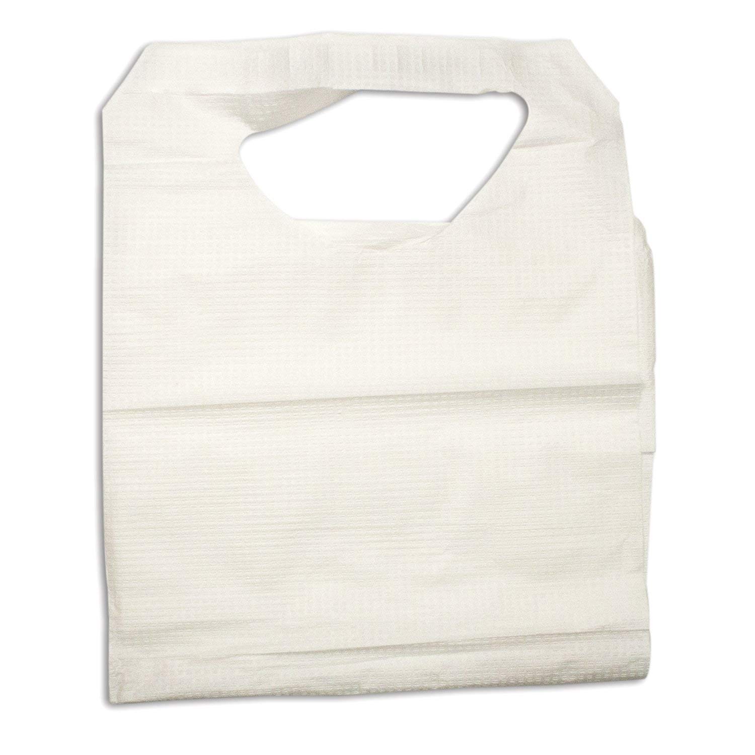 Dynarex Adult Lap Bibs with Tie-On, 16" x 33" 4405 Qty 300 Per Case