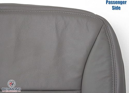Miniatura 5 de Richmond Auto Upholstery (Compatible con 97 Ford F150 Lariat, funda de asiento de cuero genuino de repuesto para parte inferior del lado del