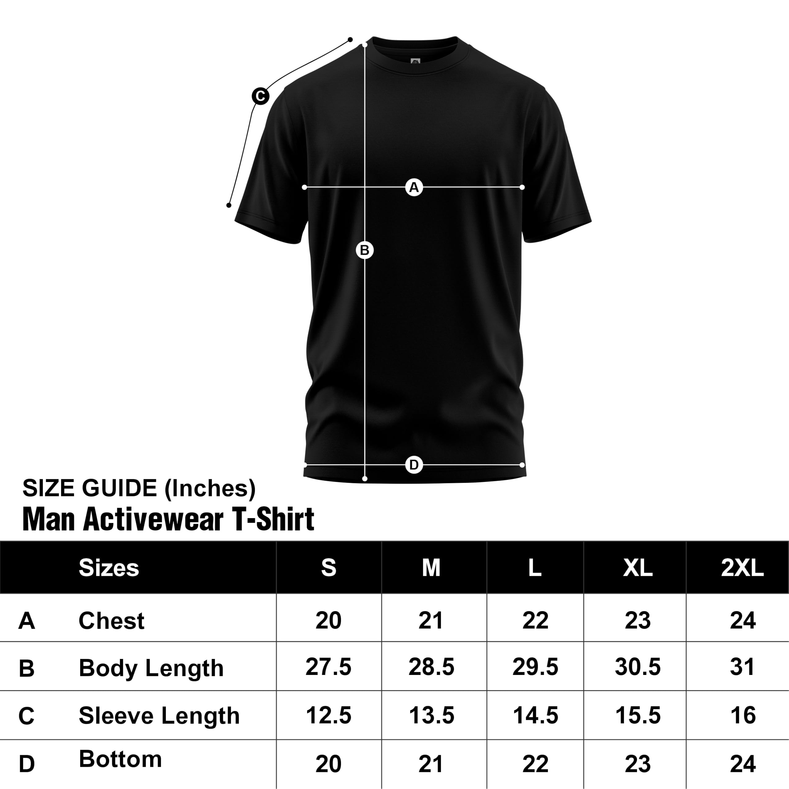 Toro Activa 3/5 Pack Mens Active T-Shirts Quick Dry Short Sleeve Tops Moisture Wicking Athletic Running Workout Shirts