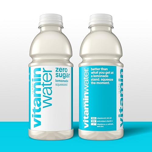 Miniatura 3 de Vitamin Water Zero Sugar - Paquete surtido de 3 sabores, agua saborizada enriquecida con nutrientes, vitaminas, antioxidantes y electrolitos