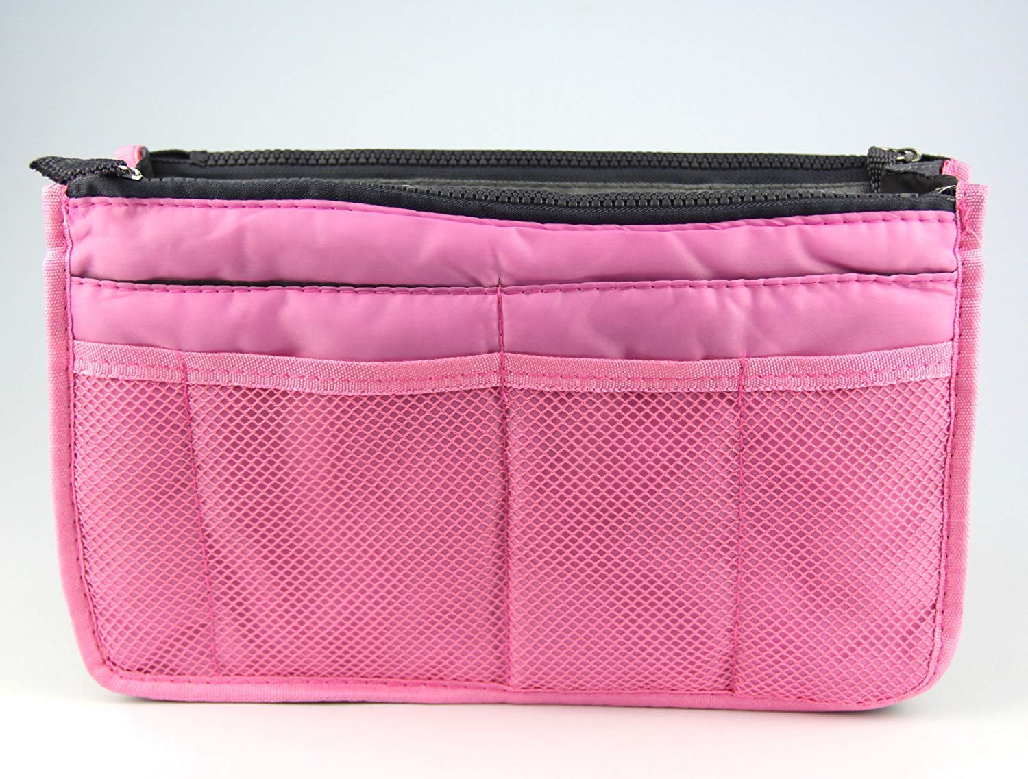 Raylinedo Women's Pink Tidy Travel Insert Handbag Cosmetic Organiser Purse Large Liner Make-Up Bag Pouch