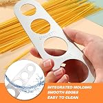 Spaghetti Measurer Tool for Pasta Portion Stainless Steel Pasta Measuring Tool for 1-4 Adults Noodle Portion Control for Kitchen Cooking