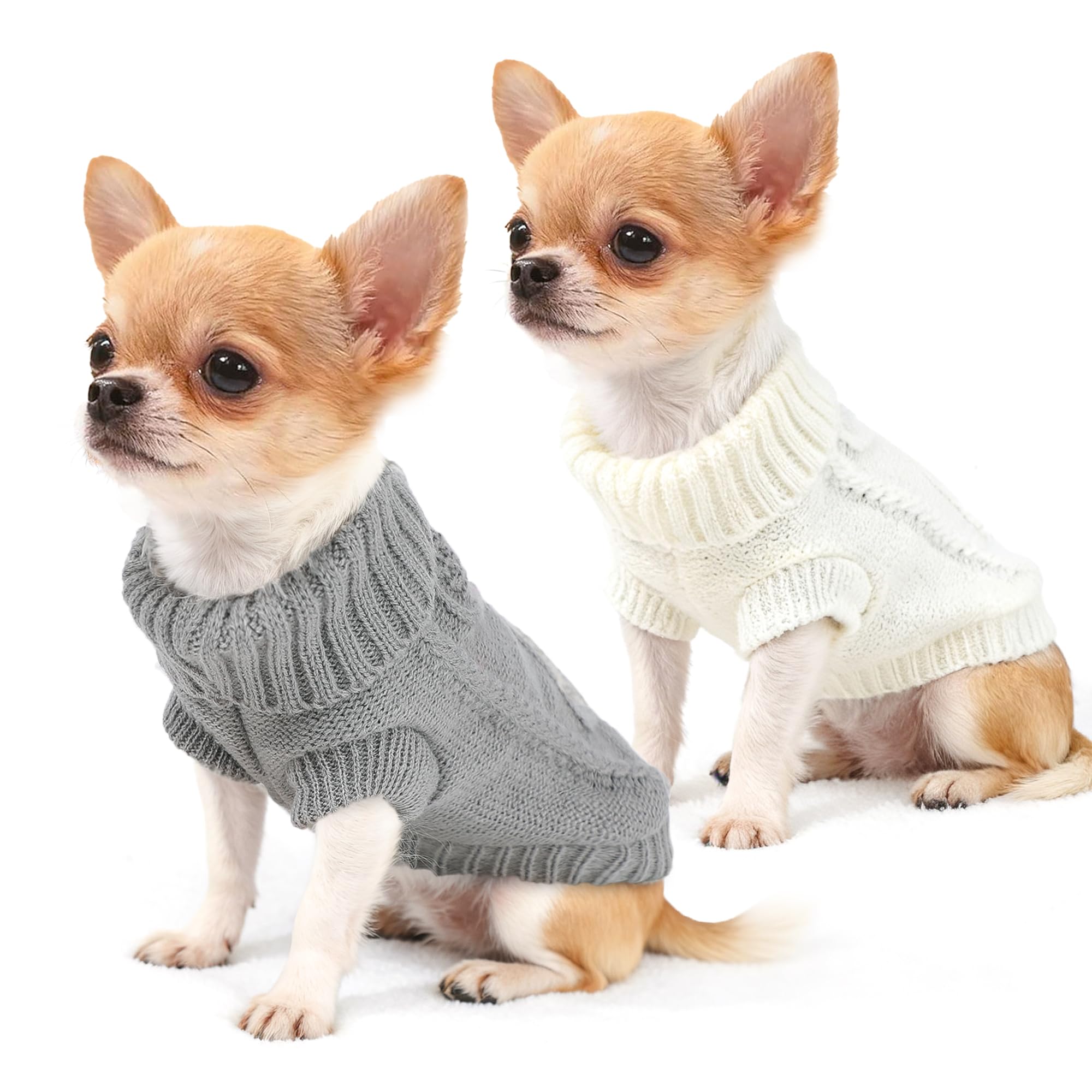 Kallfir's 2-Pack Turtleneck Sweaters