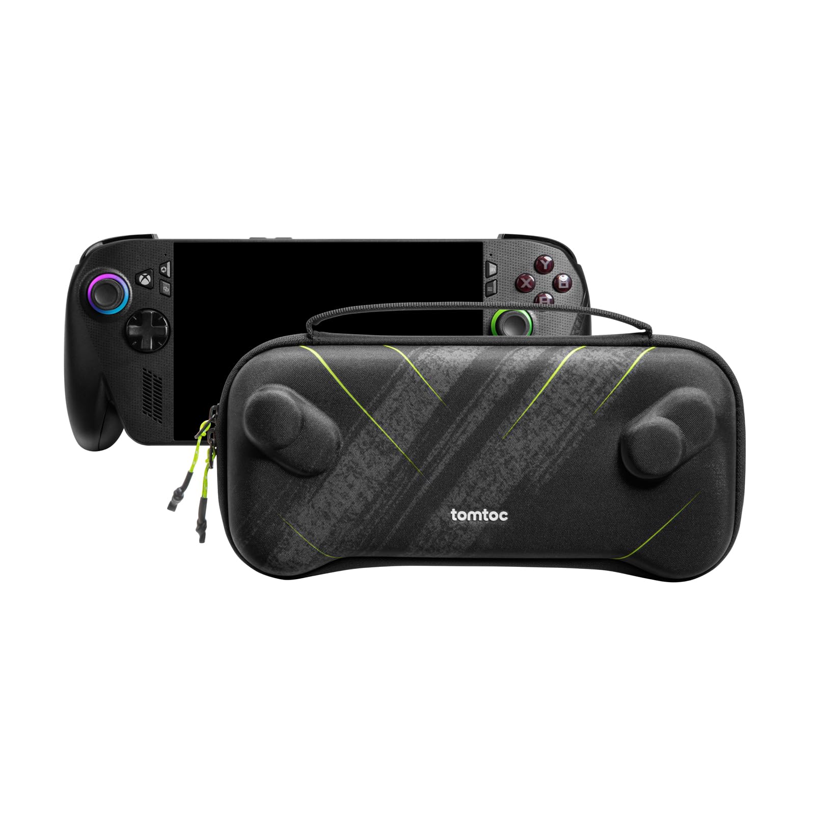 tomtoc Étui de Transport Compatible avec ASUS ROG Xbox Ally / Xbox Ally X 2025, Slim Housse de Protection, Sac Rigide Portable, Case Léger pour Le Voyage, Cadeau Noël