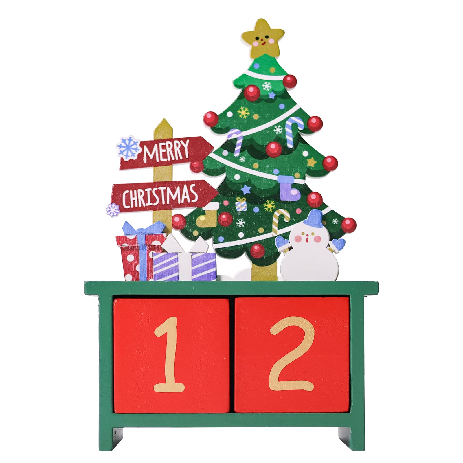 Adventskalender Weihnachten Holz 1
