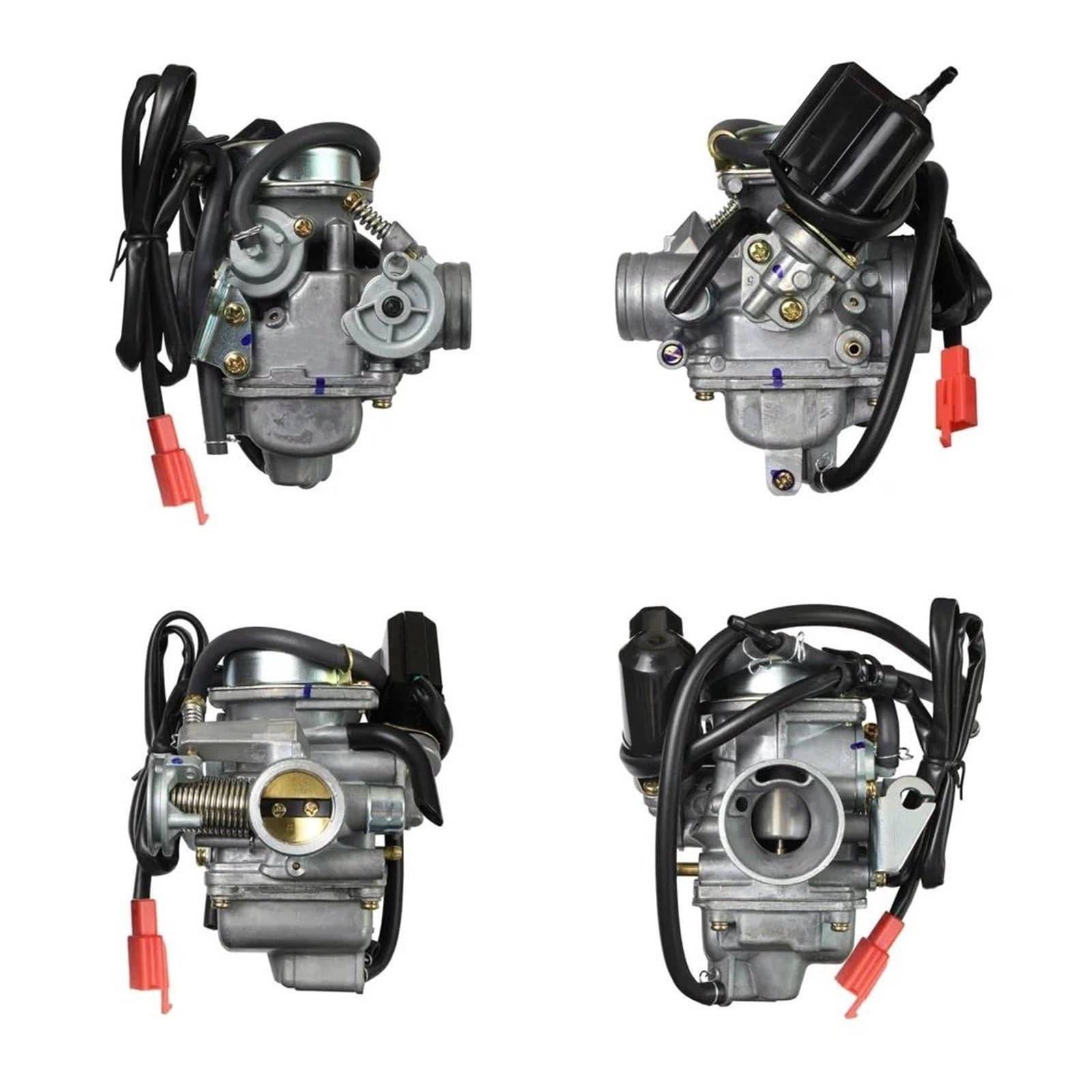 Carburadores para GY6 125cc 150cc 4 Tiempos 24mm PD24J Choke Scooter ATV Motocicletas Carburador Carburador Replacement(PD24J GY6)