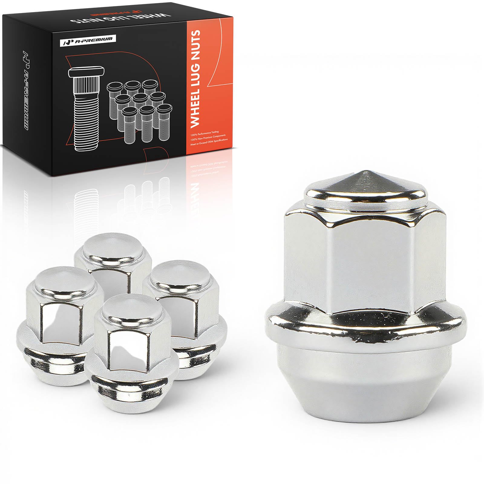 Amazon.com: A-Premium Front or Rear M12-1.50 Wheel Lug Nuts, Set