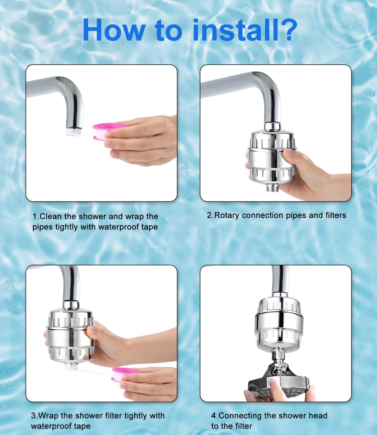 Filtro Doccia 25 Stadi Anticalcare - Rimuove Cloro E Metalli Pesanti, Cartuccia Ricambio Inclusa - Foto 12