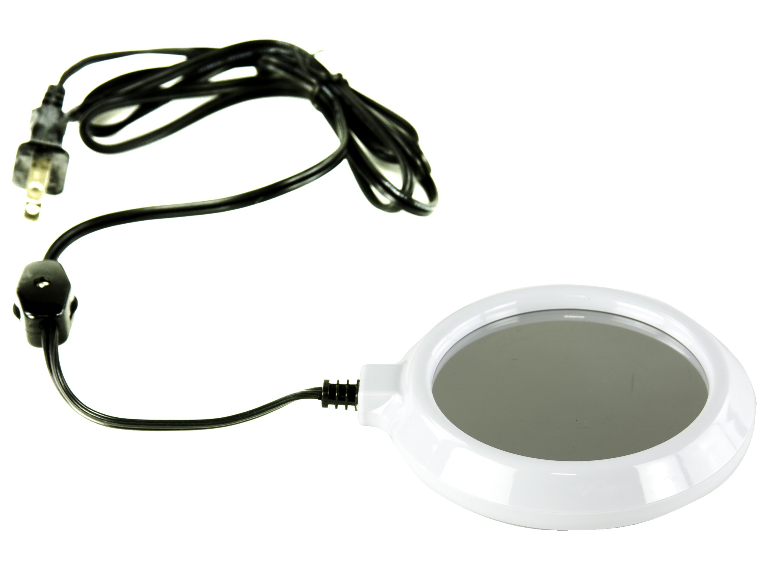 Imperial Home Mug Warmer for Coffee & Tea, Wax Warmer Wall Plug in, Wax Melter, Hot Plate Warmer for Cup & Candle, Coffee Accessories, for Office Desk, Home, etc. White Color