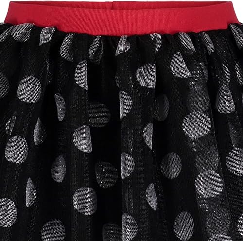 Miniatura 6 de Disney Camiseta de Minnie Mouse, falda de tul y diadema de satén, conjunto de 3 piezas para bebés y niños grandes (12 meses - 10-12)