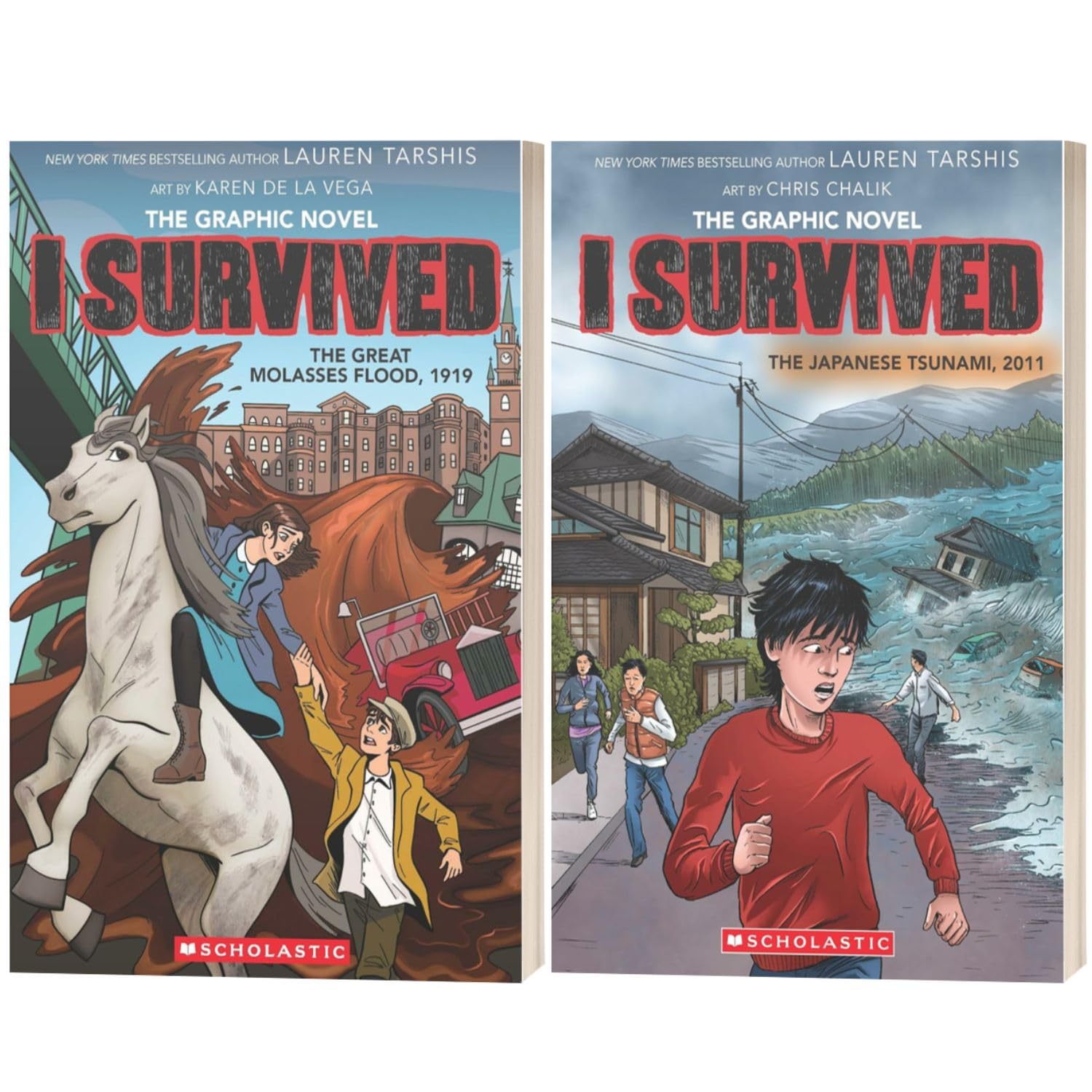 I Survived Series Graphic Novels 1-13 Books Collection Set