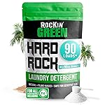 Rockin\' Green Hard Rock Powder Laundry Detergent (90 Loads) - Natural Powdered Laundry Detergent, Sensitive Skin Laundry Powder (AC/DSea Breeze)