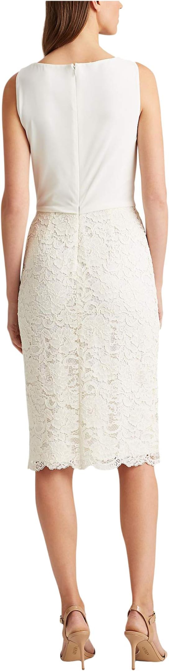 ralph lauren blush dress