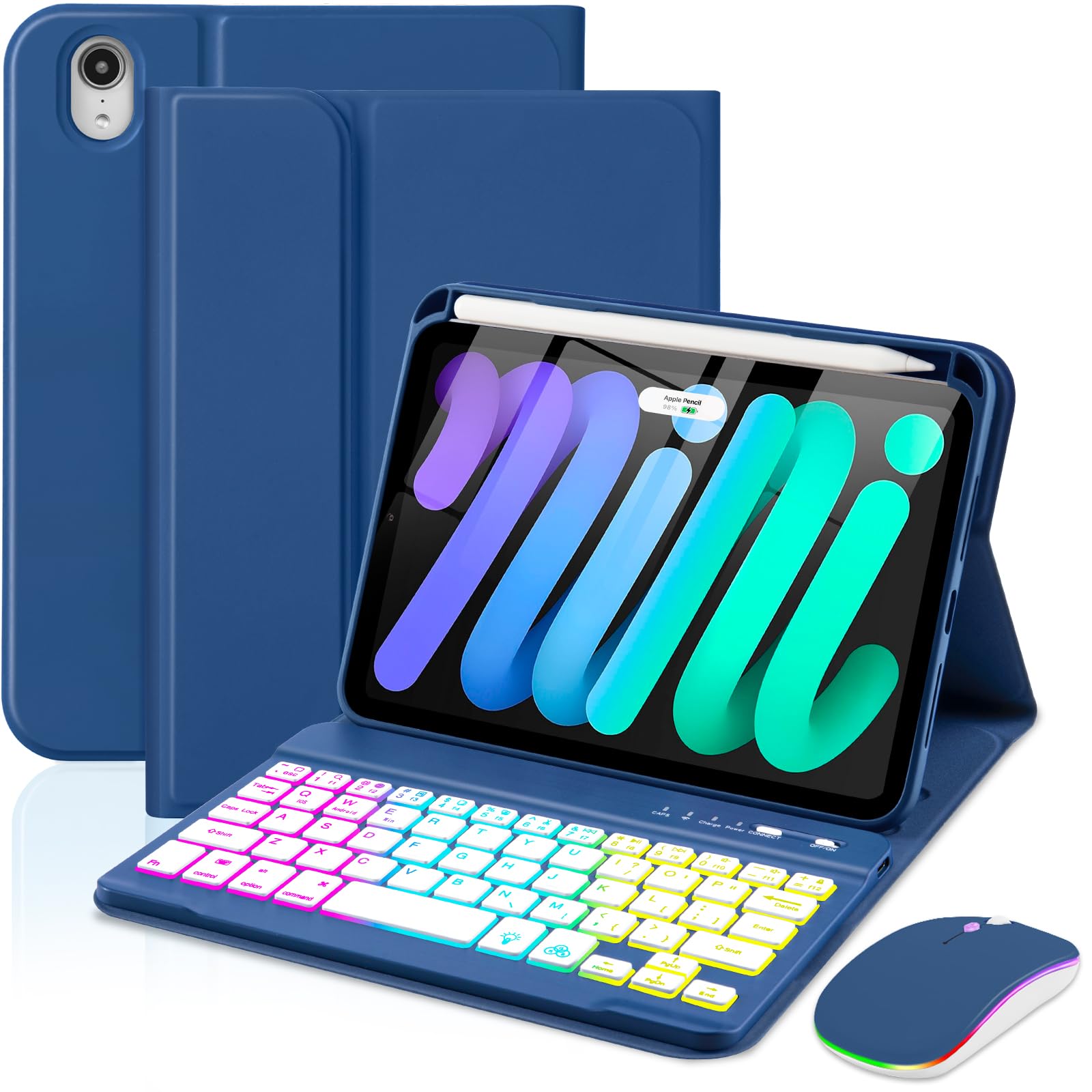 良品‼️美品❗️iPad mini6 バッテリー良好❗️Bluetoothキーボード付 Amazon.co.jp: EAMPANG キーボードマウス付きケース iPad mini 7th(A17