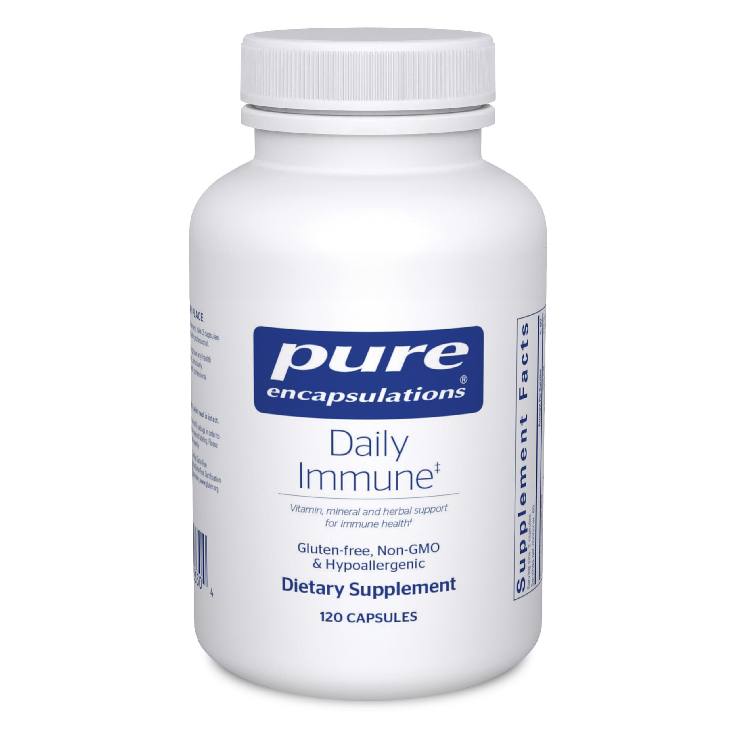 Daily Immune | Comprehensive Immune Formula with Vitamin, Mineral, and Herbal Support | 120 Capsules*