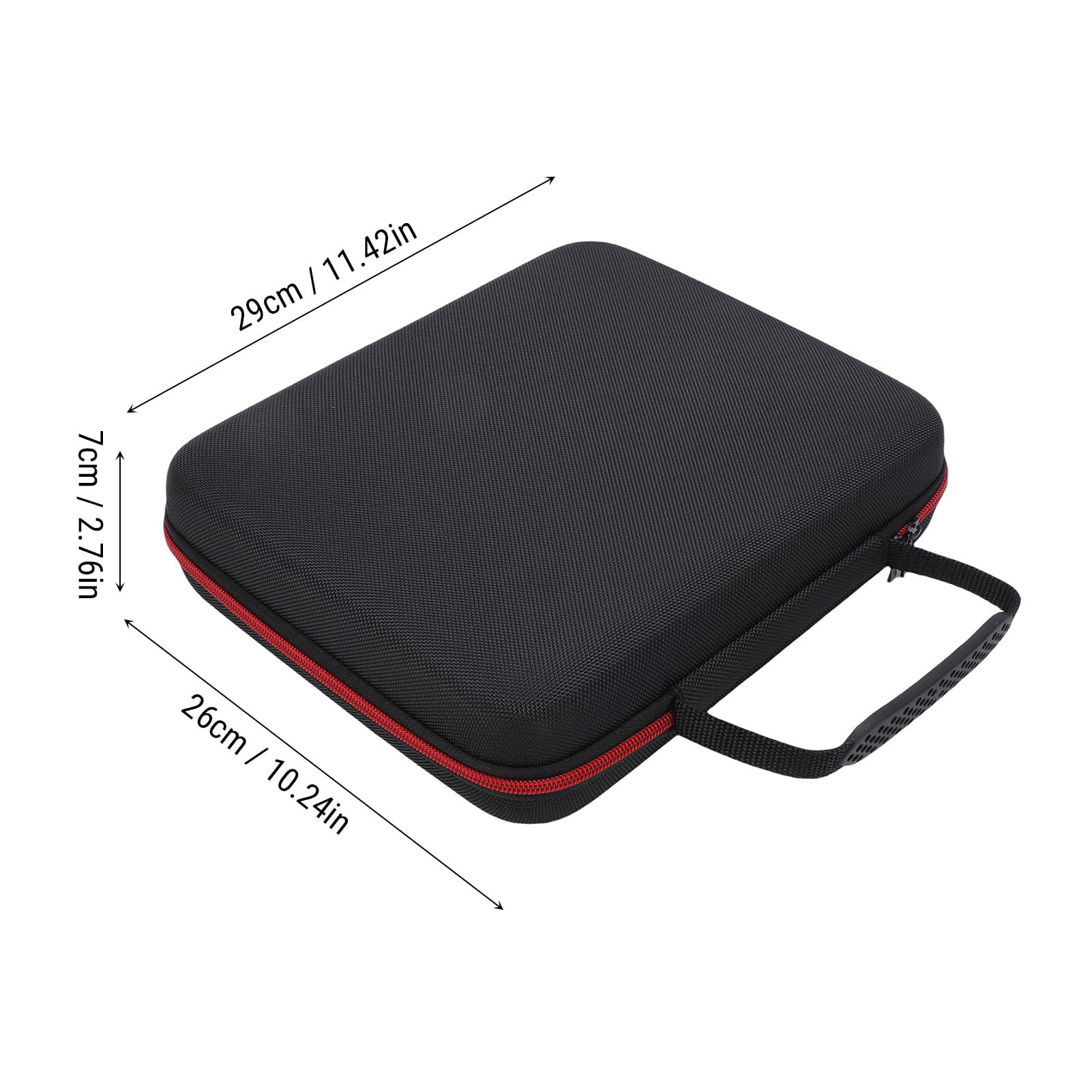 GOWENIC Étui pour Microphone sans Fil à 4 Emplacements, Sac de Transport Résistant aux Chocs pour Micro Portable avec Doublure Intérieure Douce, pour Récepteurs, Adaptateurs, Câbles,
