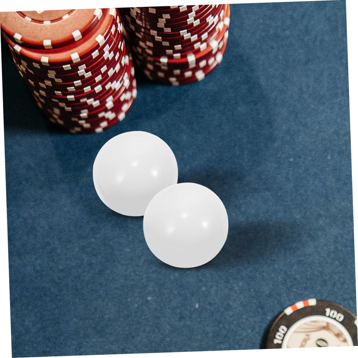 KOMBIUDA 5pcs Roulette Wheel Beads Round Beads for Spinning Wheel Game Roulette Game Party Props
