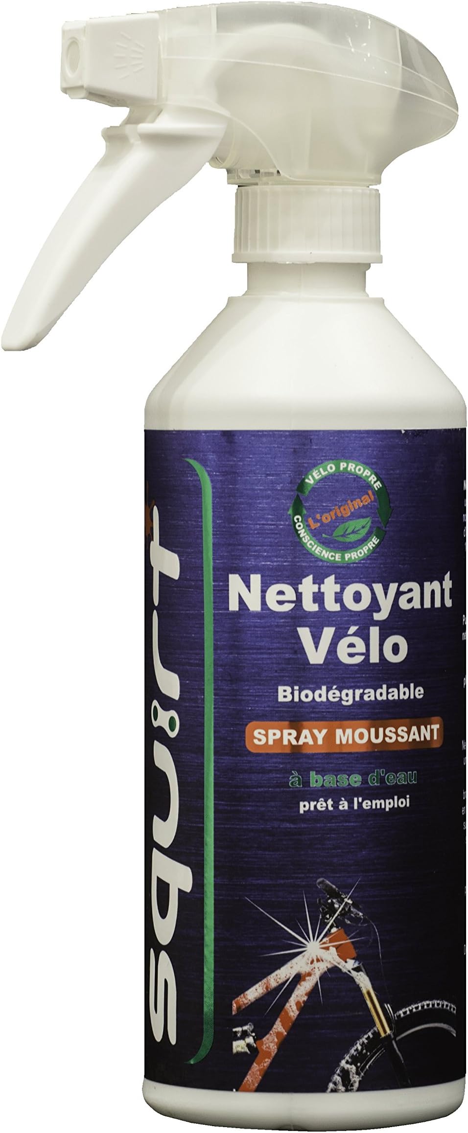 Squirt Bio-Bike Cleaner Bike Wash: 17oz Spray Bottle