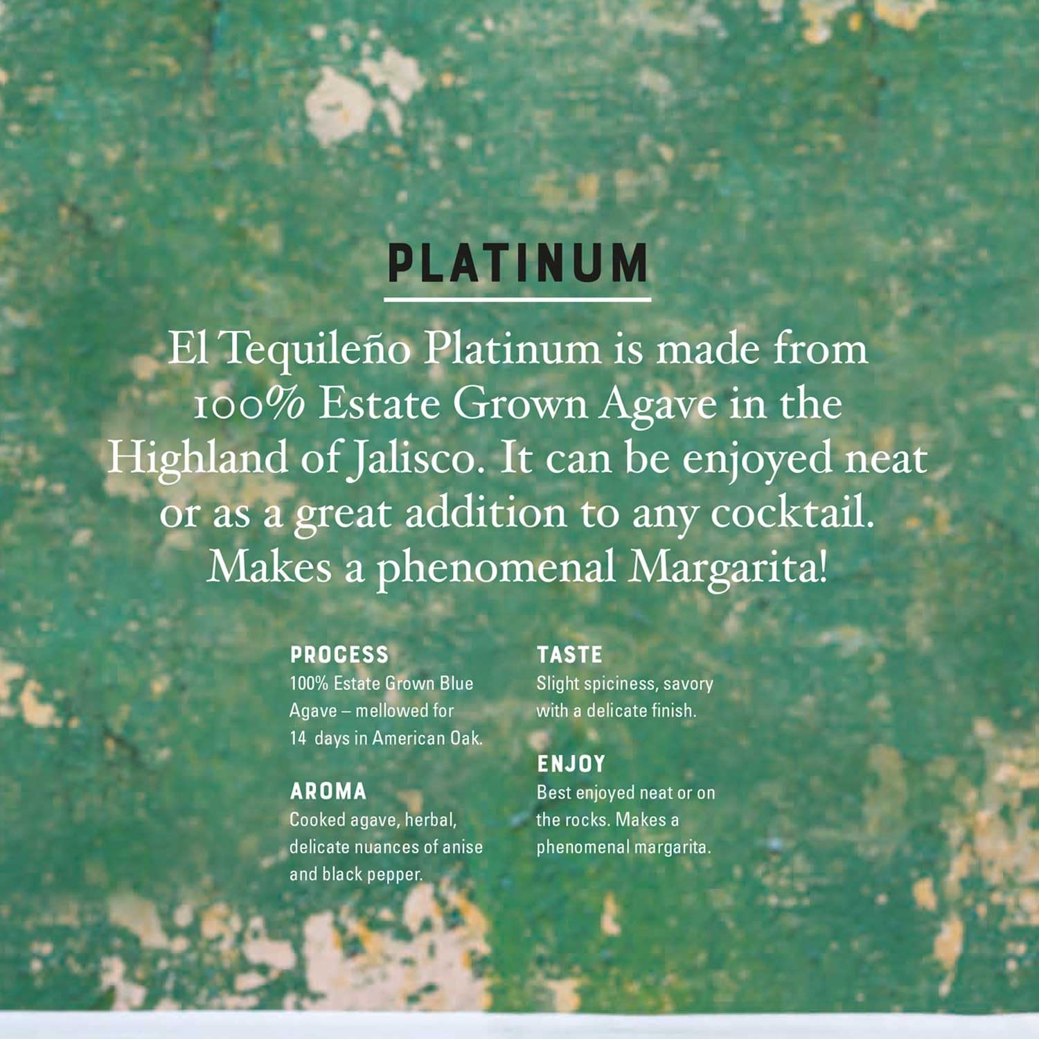 El Tequileno Tequila Platinum Blanco 70 cl