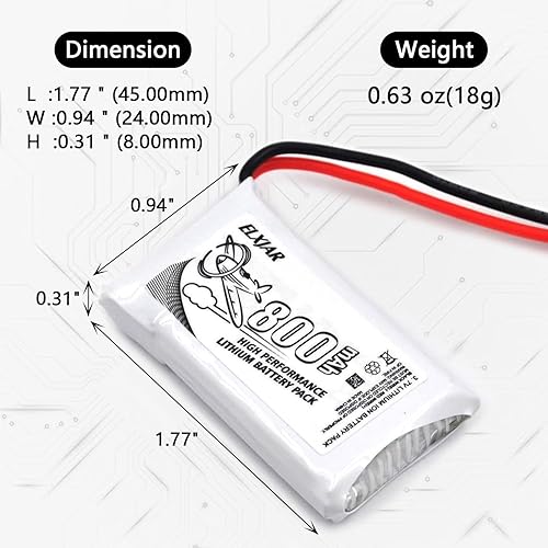 Miniatura 3 de Paquete de 10 baterías de litio de 3.7 V 800 mAh con cargador 5 en 1 para SYMA X5C X5C-1 X5 X5SC X5SW H5C V931 S5C S5W SS40 FQ36 T32 T5W H42 CW4