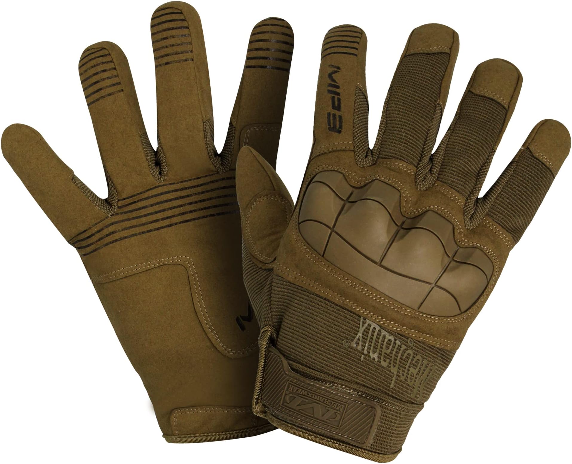 ZaySoo Mechanx Motorcycle Army Shooting Tactical Outdoor Breathable Riding Gloves for Boys & Men - Brown