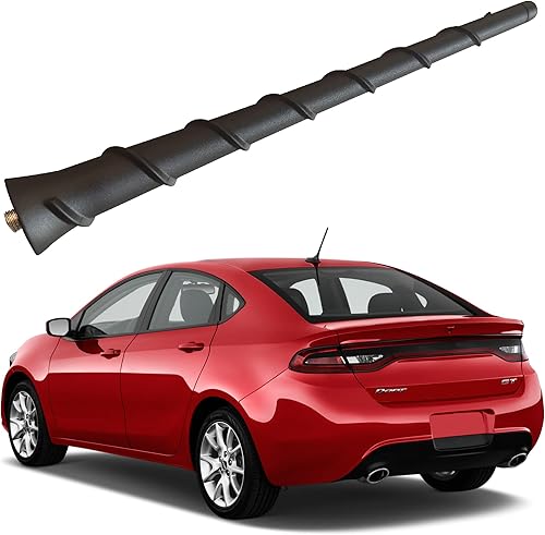 Miniatura 1 de Antena de goma para Dodge Dart (2012-2016), Dodge Dart Radio Antena de recepción Premium, a prueba de lavado de automóvil, antena de bobina de cobre