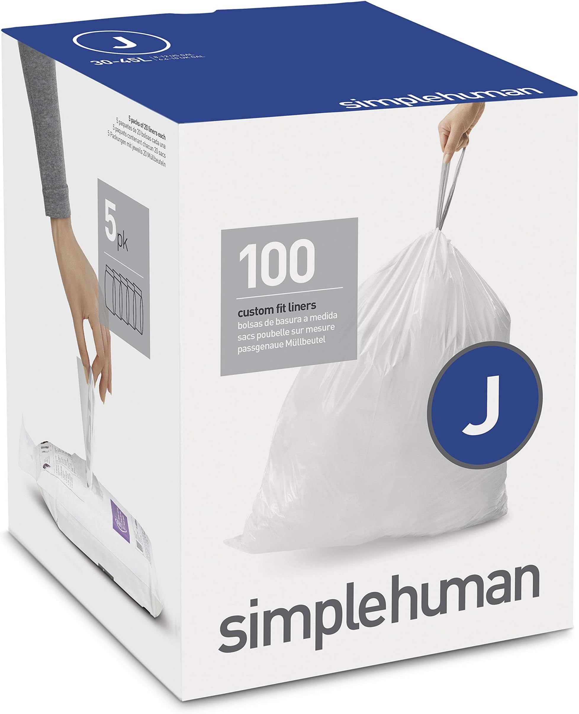 Bin Liner Code J 3840 liter Pack of 5x20 Pieces