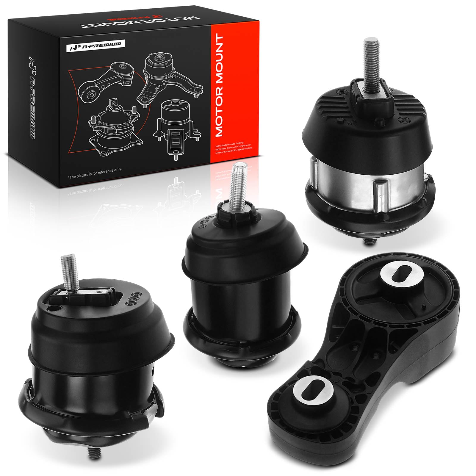 Amazon.com: A-Premium 4pcs Engine Motor and Transmission Mount Kit