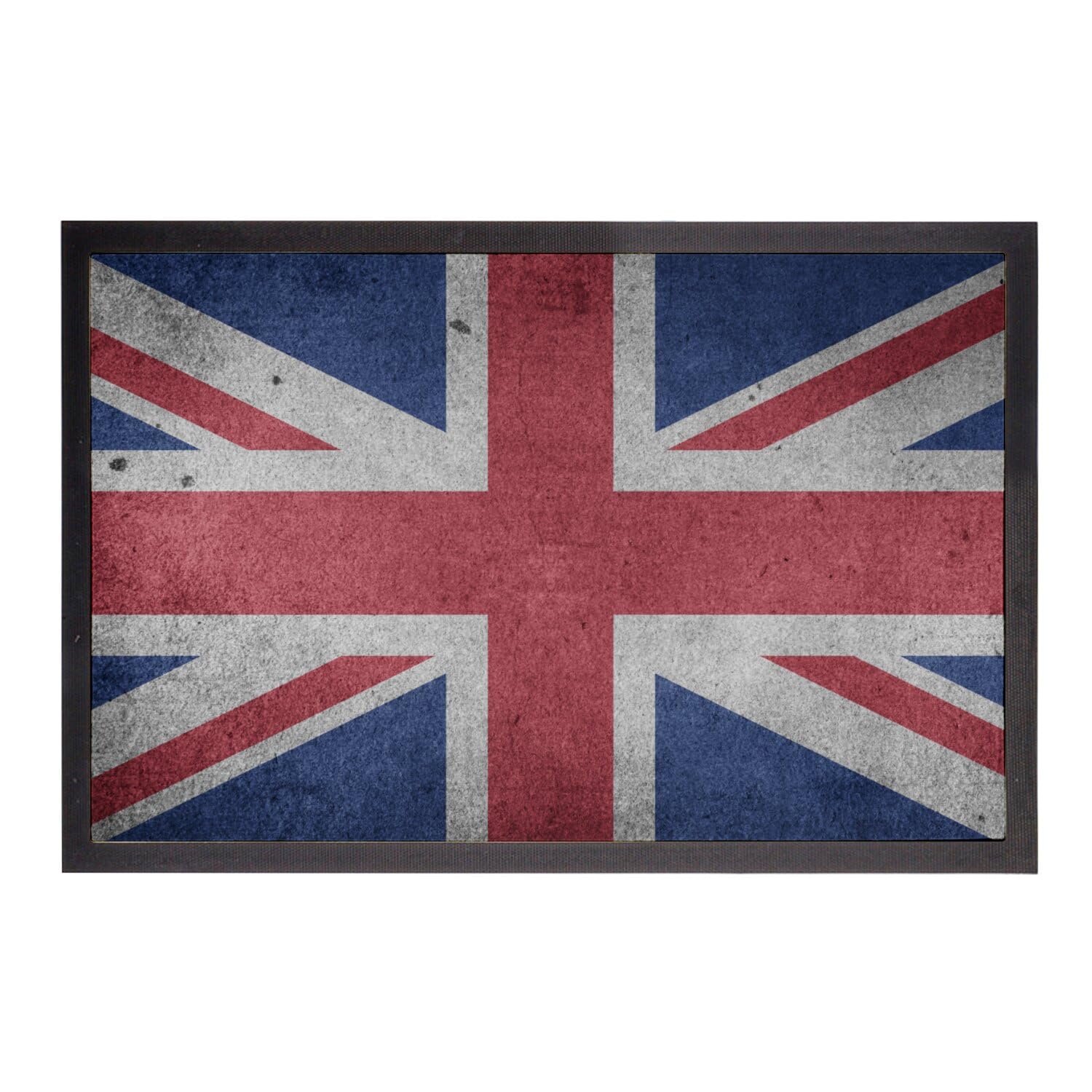 Paillasson UK football sport national antisalissure haute densité en 60x40cm