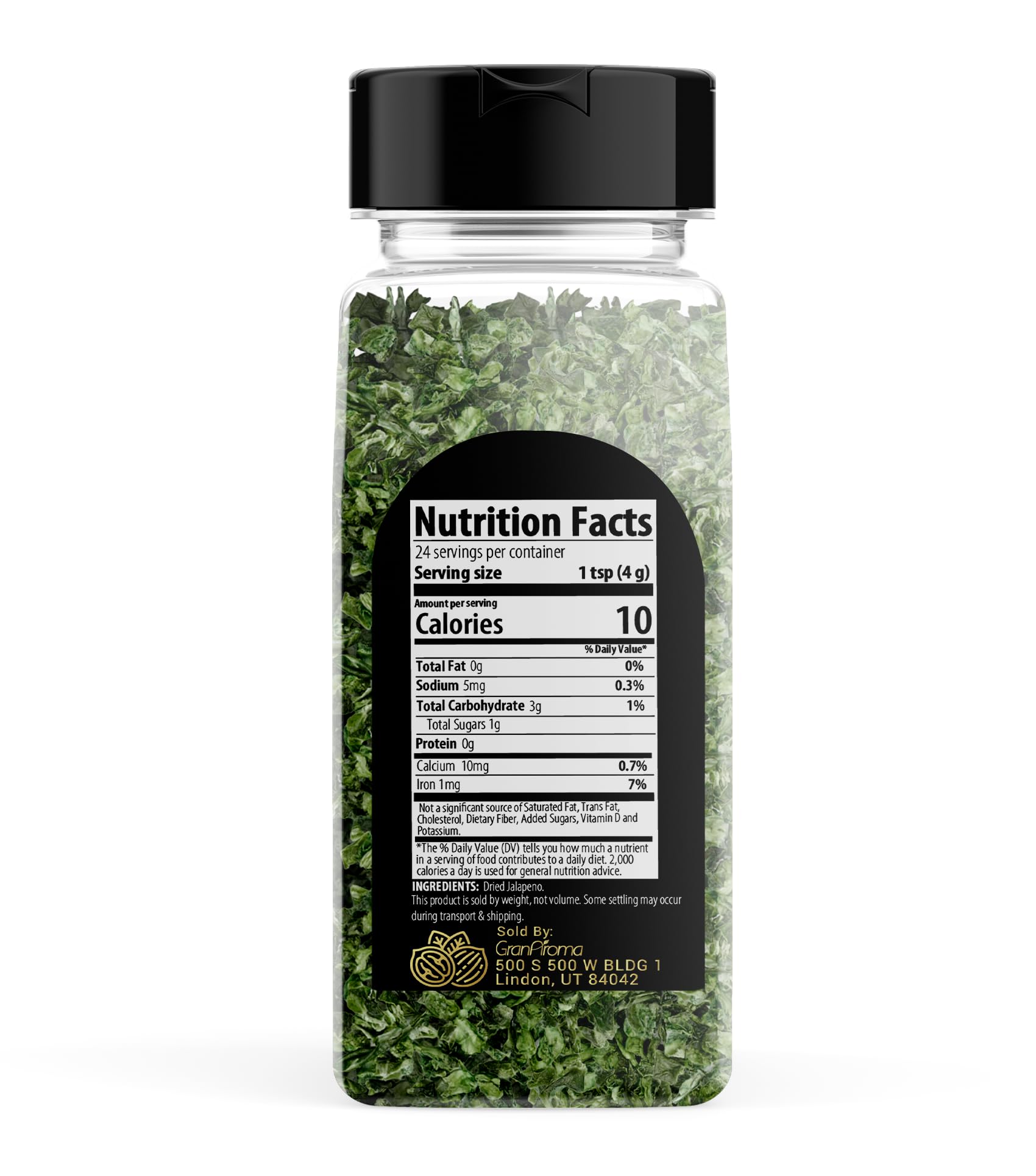 GranAroma Diced Jalapenos, Spicy, Flavorful Peppers, Toppings & Salsas (3.5 Ounce)